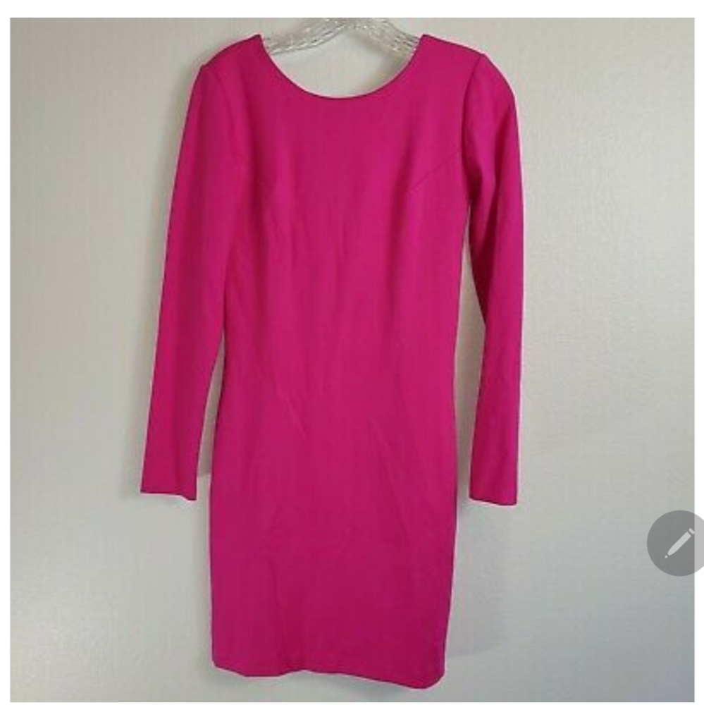 Amanda Uprichard Hot Pink Pointe Dress